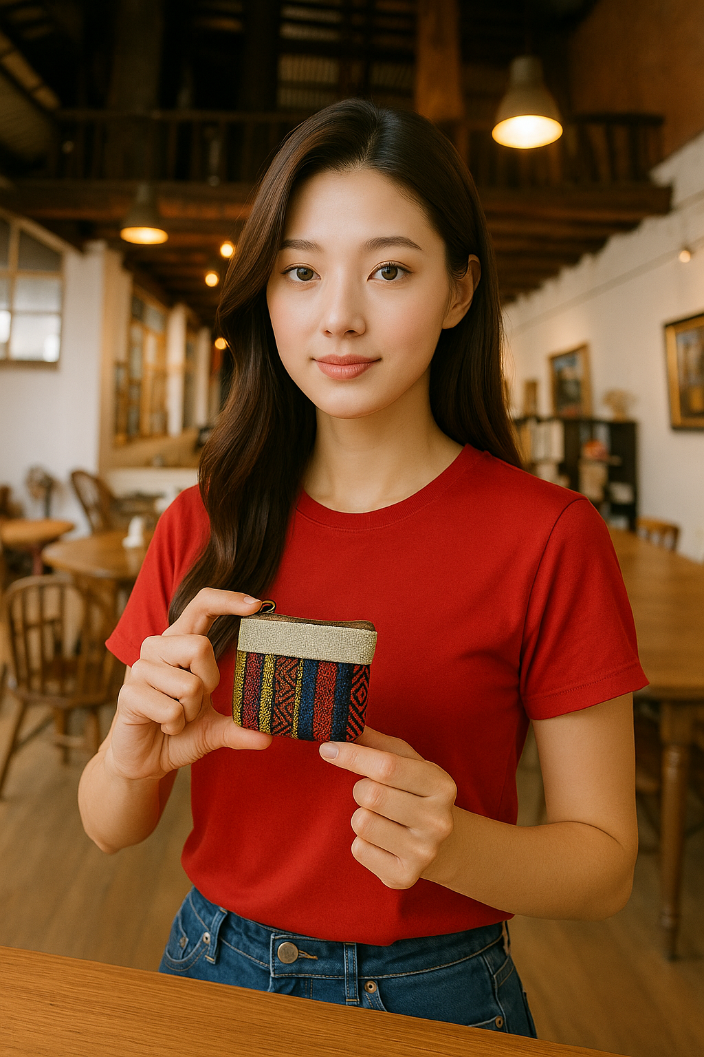 安妮零錢包 (赤漠)